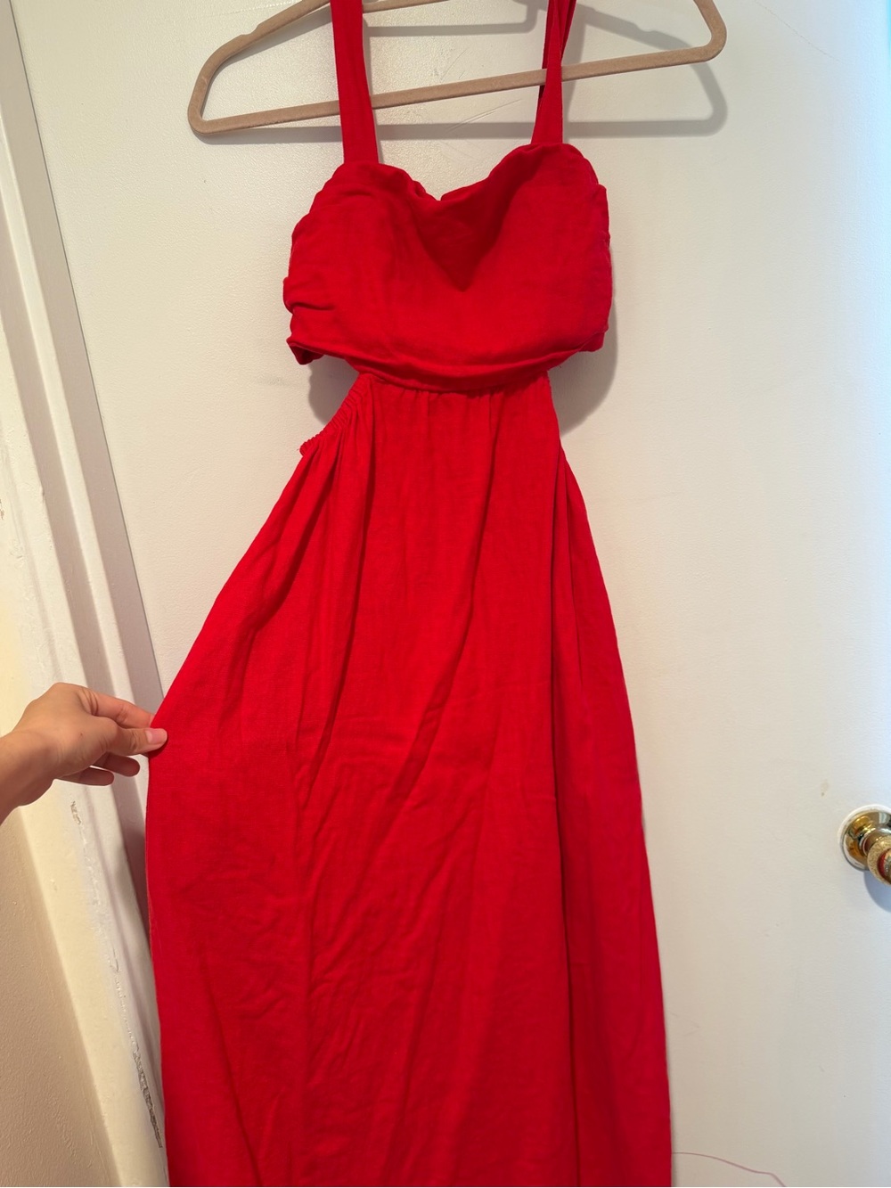 a new day Red Cutout Maxi Dress